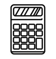 Credit Calculator Icon Outline Home