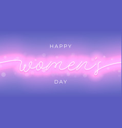 Happy Women S Day Holiday Banner