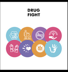 Modern Stop Drug Infographic Design Template