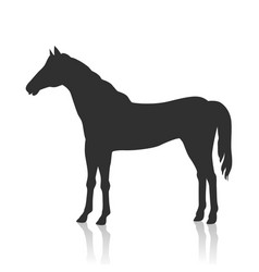 Sorrel Horse In Flat Design