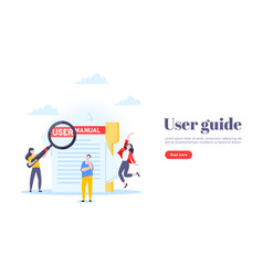 User Manual Guide Book Flat Style Design