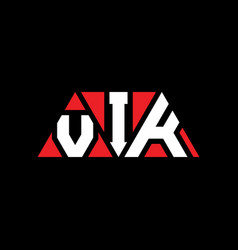 Vik Triangle Letter Logo Design