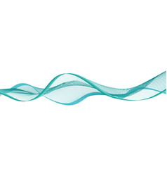 Teal Wave Swirl Swoosh Sea Water Color Flow