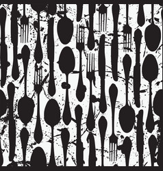 Seamless Pattern With Cutlery