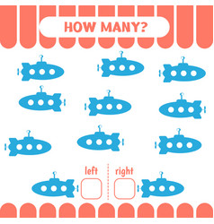 Worksheet For Kids To Learn Left And Right Count