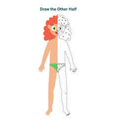 Draw Other Half Educational Game For Kids Dot