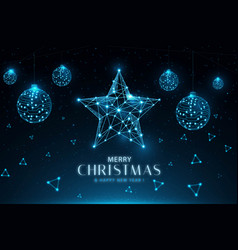 Gradient Christmas Technology Background Design