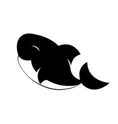 Shark Cartoon Logo Isolate