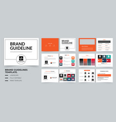 Brand Guideline Template Or Identity Layout