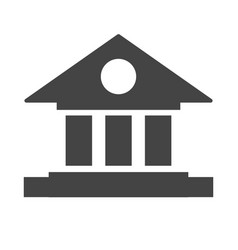 Bank And Court Icon