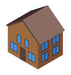 Cabana House Icon Isometric Summer Home