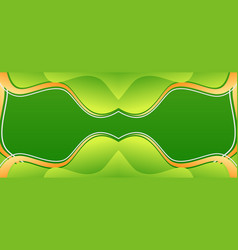 Gradient Green Wave Banner Background