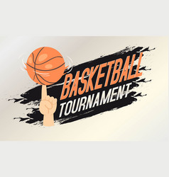 Basketball Tournament Banner Flyer