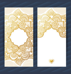 Golden Vintage Ornate Cards