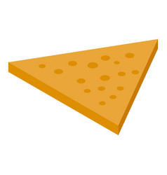 Triangle Chips Icon Isometric Nachos