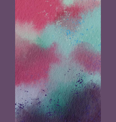 Pink Blue And Violet Watercolor Background