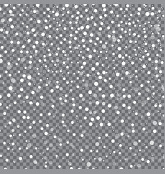 Falling Snow On Transparent Background