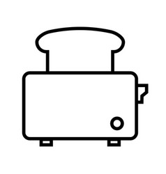 Sandwich Bread And Toaster Icon