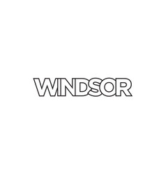 Windsor In The Canada Emblem Design Features