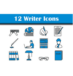 Writer Icon Set