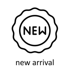 New Arrival Outline Icons Simple Stock