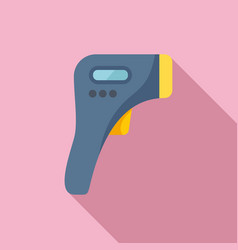 Scan Health Device Icon Flat Laser