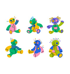 Cartoon Color Different Cute Voodoo Doll Set