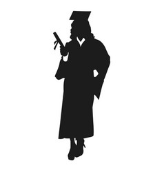 Female Graduate Silhouette