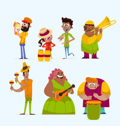 Hand Drawn Latin Music Band