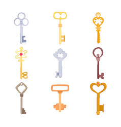 Key Vintage Set Cartoon