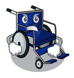 Angry Cartoon Wheelchair In A Hospital Room