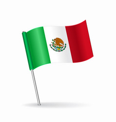 Mexican Flag Map Pointer Layout