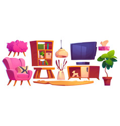 Pink Living Room Furniture Set