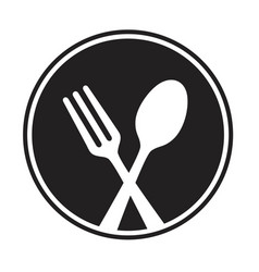 Cook Logo Restaurant Logo Spoon Fork And Plate