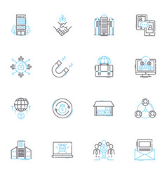 Quick Thinking Linear Icons Set Nimble