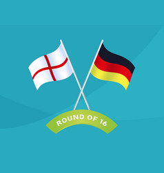 England Vs Germany Round Of 16 Match European