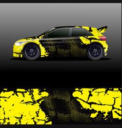 Rally Car Decal Graphic Wrap