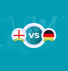 England Vs Germany Round Of 16 Match European