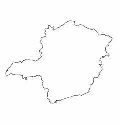 Minas Gerais State Outline Map