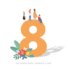 8th March International Women S Day Greeting Card