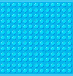 Block Plastic Toys Seamless Pattern Blue