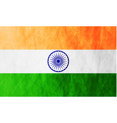 Republic Of India Grunge Flag