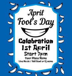 April Fools Day Party Flyer Poster Design