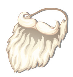 Fake Beard And Mustache Santa Claus Isolated