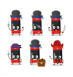 Li Ion Battery With Various Pirates Emoticons