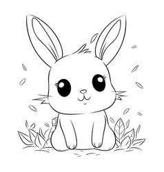 Cute Little Rabbit Animal Cartoon Graphic Design