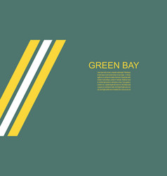 Green Bay Packers American Football Team Uniform