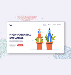 High Potential Employees Landing Page Template