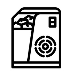 Ice Maker Line Icon