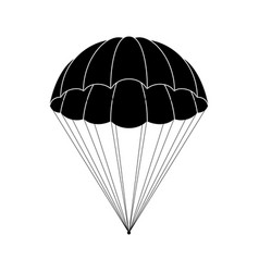 Parachute Icon Isolated On White Background Free